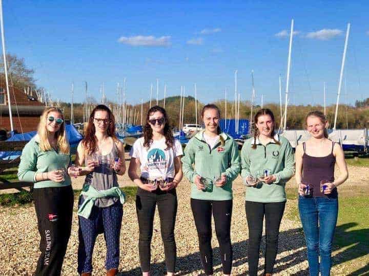 Team photo for 2019 Ladies Team Racing