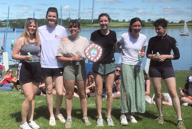 Photo of Cambridge team for 2021 BUSA Womens Team Racing