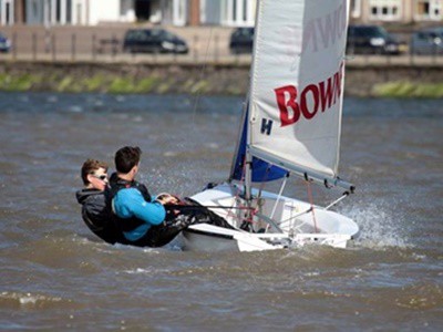 Photo of dinghies sailing