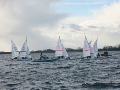 Photo of dinghies sailing