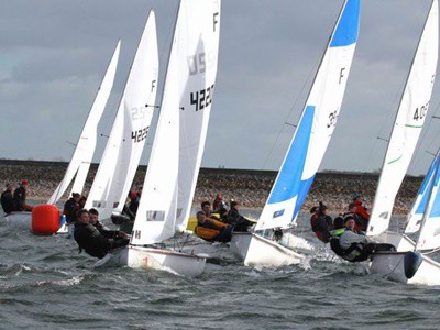 Photo of dinghies sailing
