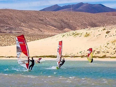 Photo of windsurfing