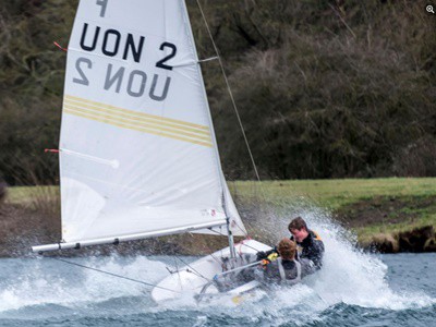 Photo of dinghies sailing