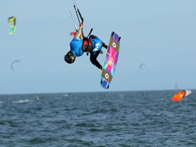 Photo of kiteboarding