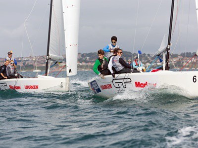 Photo of two boats sailing