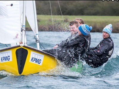 Photo of dinghies sailing