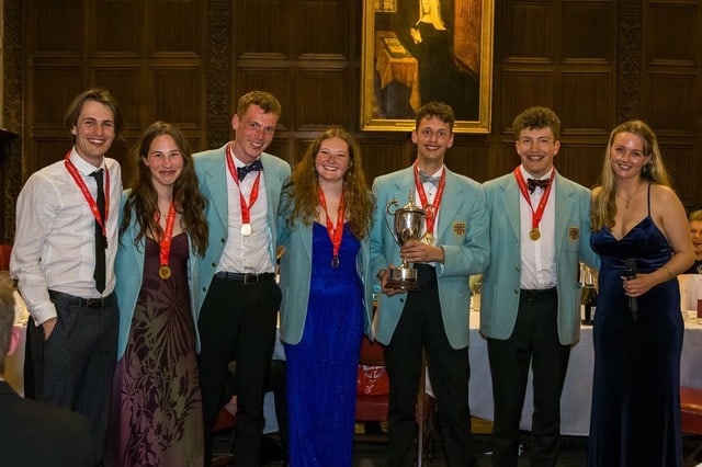 The Cambridge Blue Team, winners of BUSA 2023 team racing